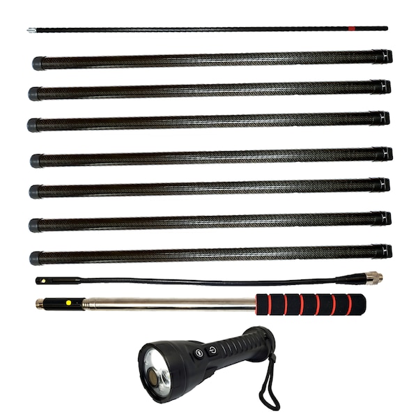 Vividia Pole Telescopic Inspection Camera, 12m Long, TVS-165 & F5 Camera WPC 1200 B - main